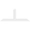 Ekena Millwork Portland Architectural Grade PVC Gable Bracket, 84"W x 35"H x 6"D x 6"F, 10/12 Pitch GBP084X35X0606POR00 - alternate 5